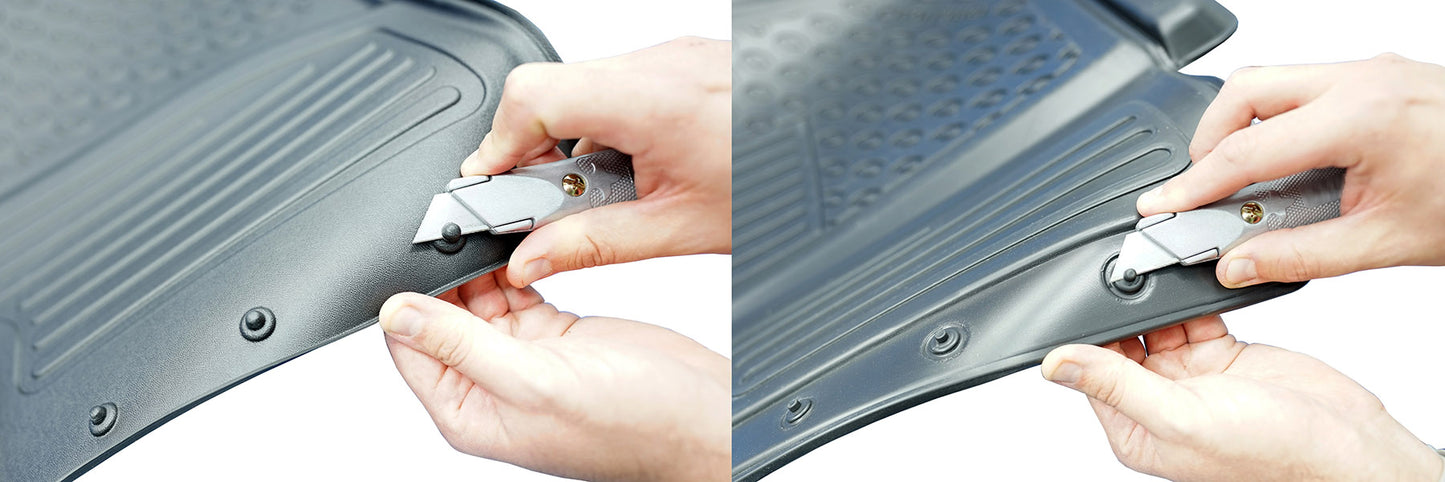 Rubbermatten Fiat Ducato Bestelwagen (2006-Heden) - 3D Schaalmatten