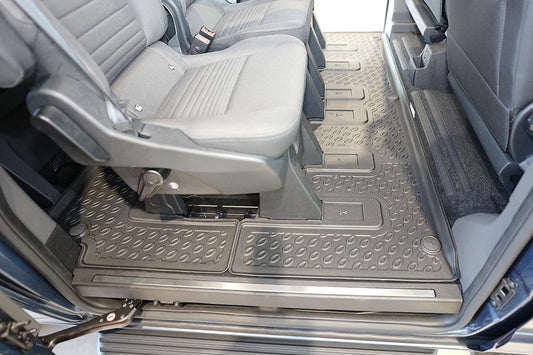 Rubbermatten Ford Tourneo Custom mpv (2013-2023) - 3D Schaalmatten