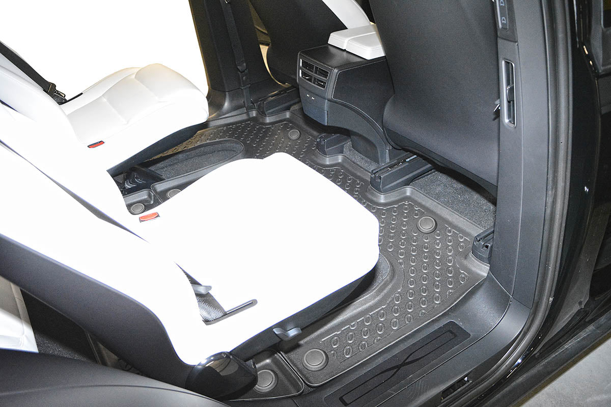 Rubbermatten Tesla Model X suv (2016-Heden) - 3D Schaalmatten
