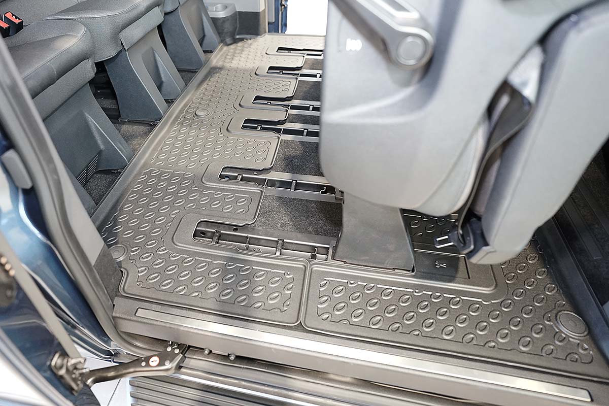 Rubbermatten Ford Tourneo Custom mpv (2013-2023) - 3D Schaalmatten