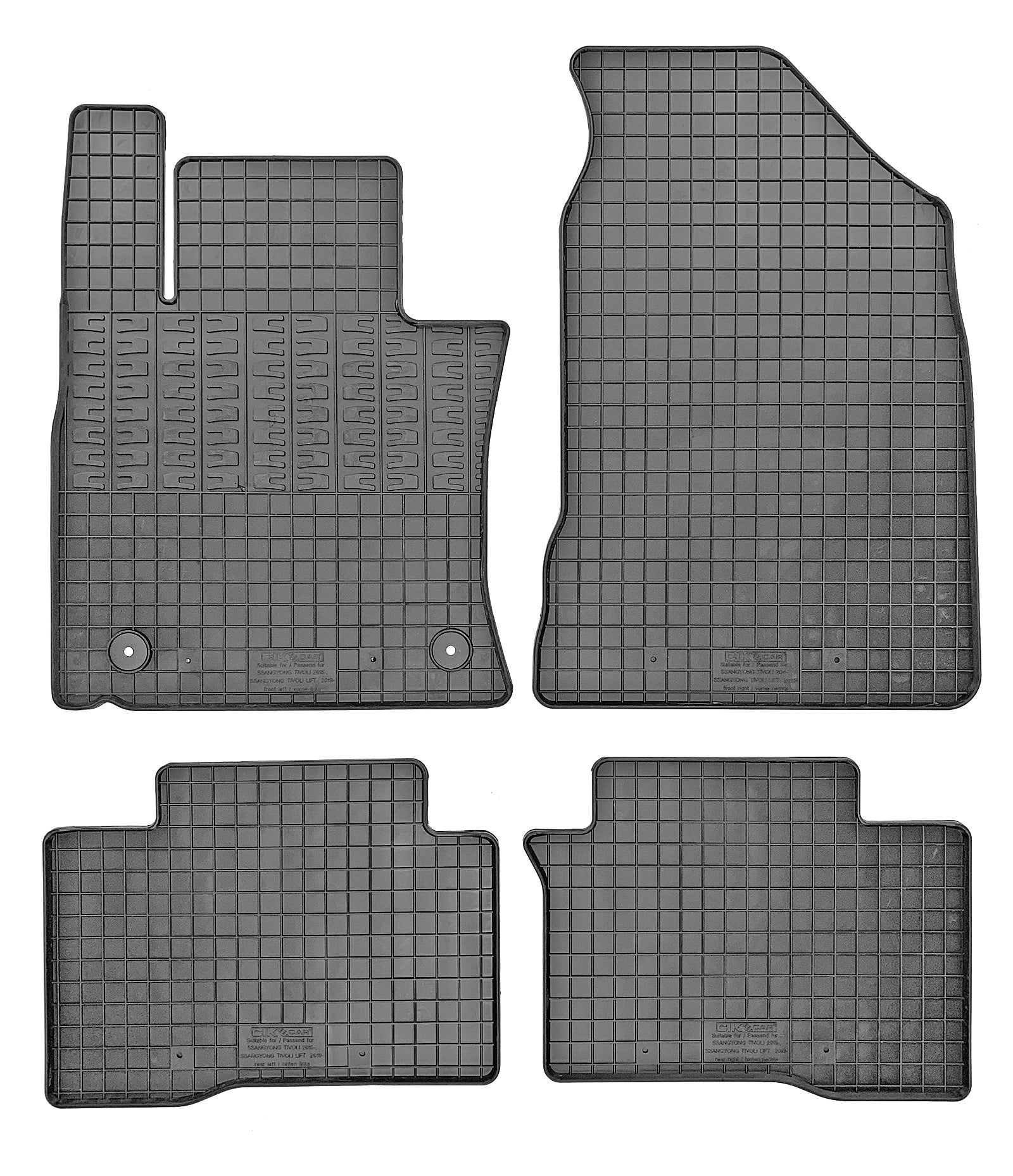 Rubbermatten SsangYong Tivoli suv (2015-2020) - CIK rubbermatten