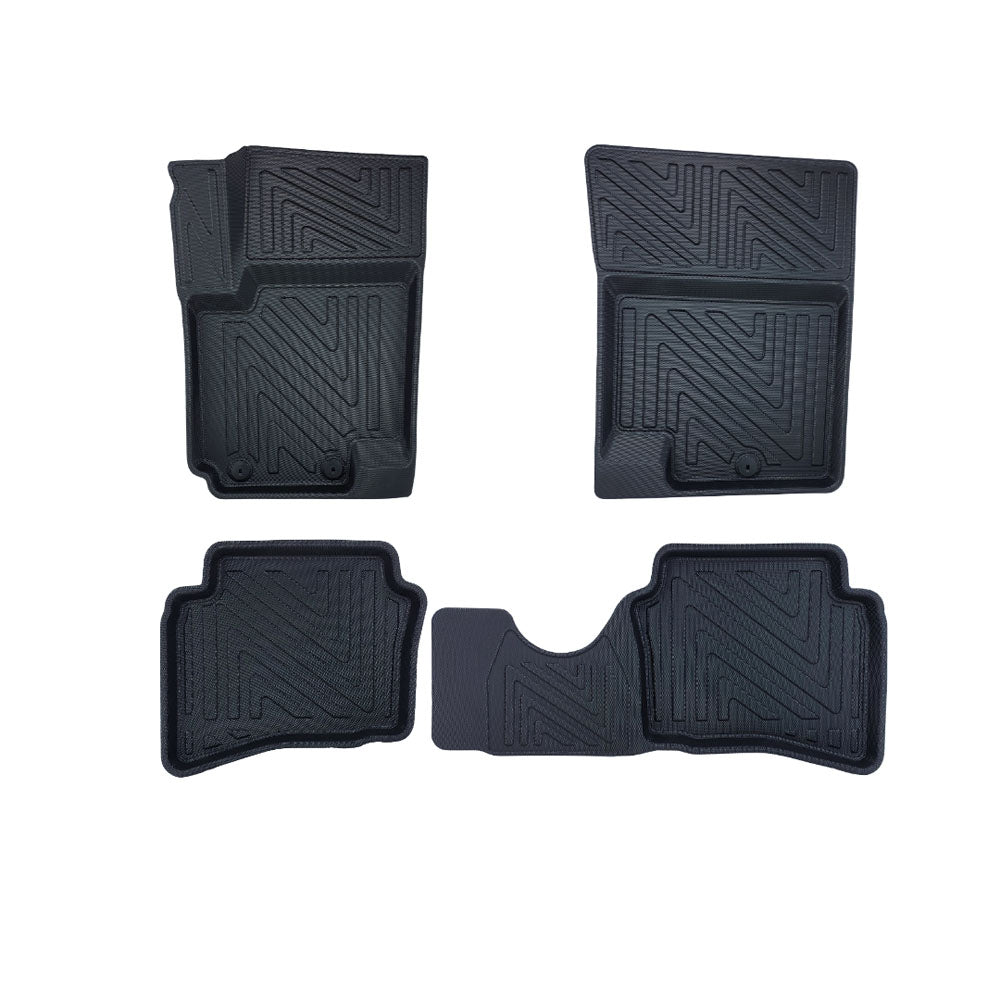 Rubbermatten Kia Soul hatchback (2009-2013) - Premium carbonlook