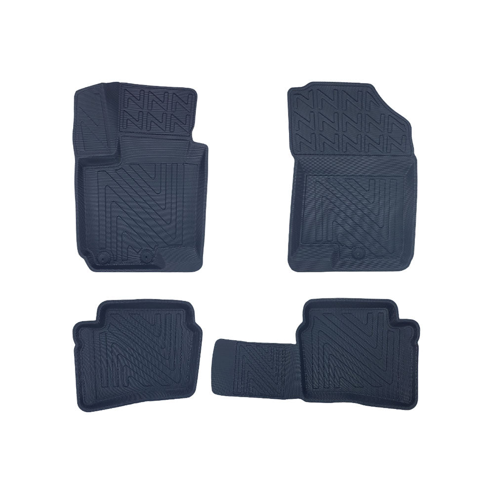 Rubbermatten Hyundai i20 hatchback (2014-2020) - Premium carbonlook