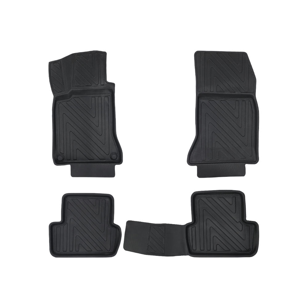 Rubbermatten Mercedes GLA mpv (2013-2020) - Premium carbonlook