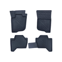 Rubbermatten Mitsubishi L200 pick-up (2010-2016) - Premium carbonlook