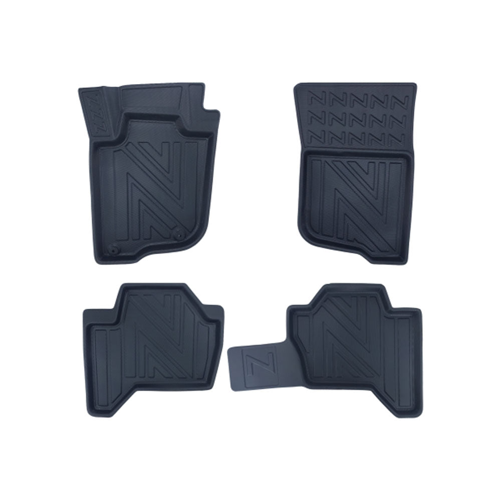 Rubbermatten Mitsubishi L200 pick-up (2010-2016) - Premium carbonlook