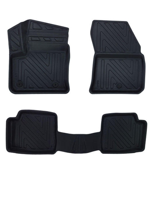 Rubbermatten Peugeot e-208 hatchback (2020-Heden) - Premium carbonlook
