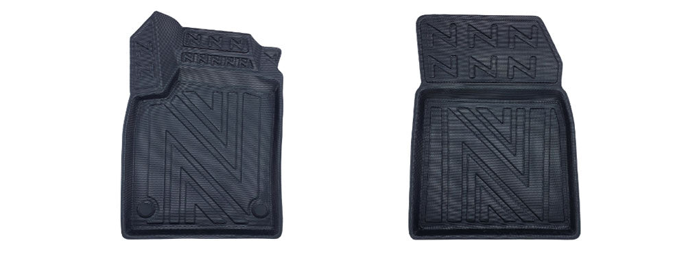 Rubbermatten Renault Clio V hatchback (2019-Heden) - Premium carbonlook