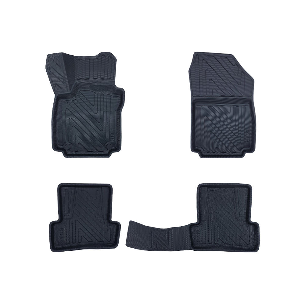 Rubbermatten Renault Captur 5 deurs SUV (2013-2019) - Premium carbonlook