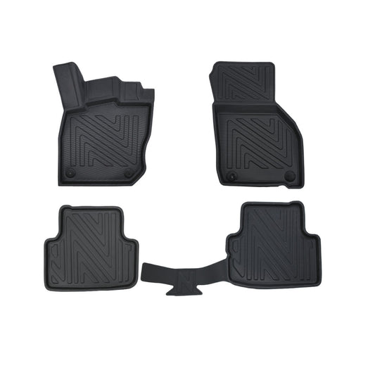 Rubbermatten Skoda Octavia hatchback (2020-Heden) - Premium carbonlook