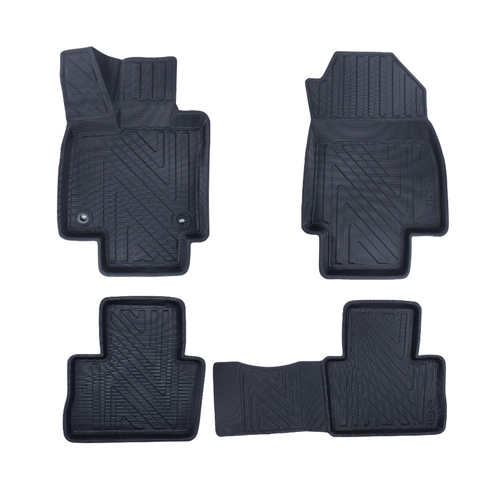 Rubbermatten Toyota RAV4 (ook hybrid) suv (2019-Heden) - Premium carbonlook