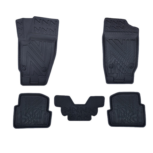 Rubbermatten Skoda Fabia hatchback (1999-2007) - Premium carbonlook