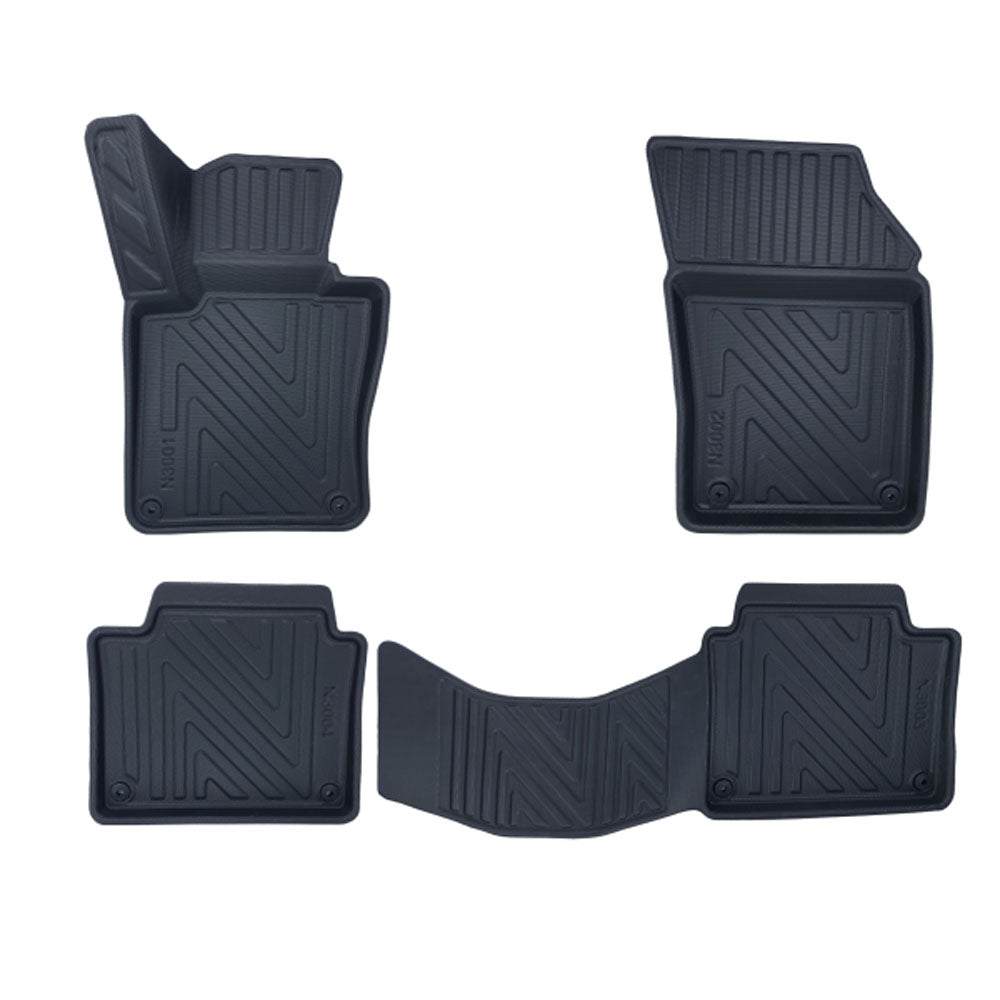 Rubbermatten Volvo V90 stationwagen (2016-Heden) - Premium carbonlook