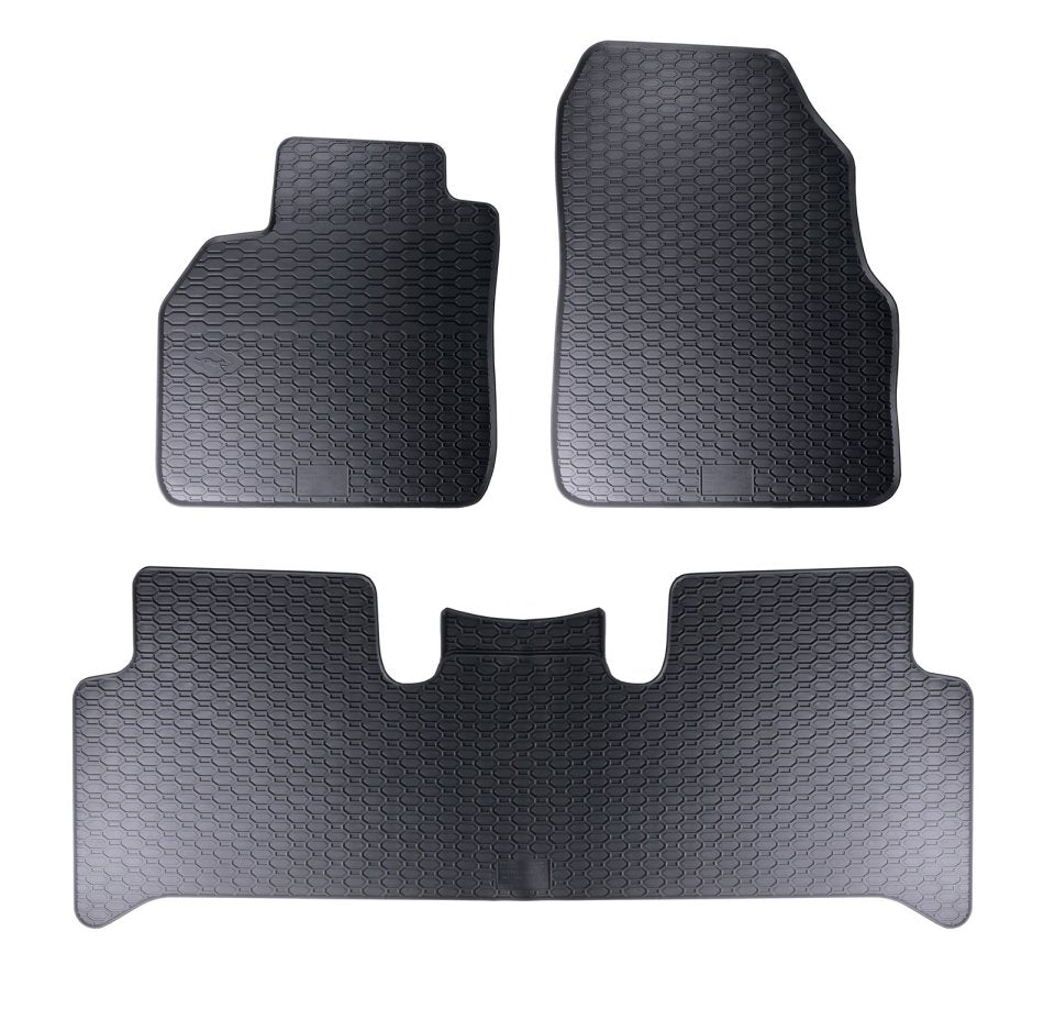 Rubber Schaalmatten - Rubbermattenset 3-delig RENAULT  SCENIC II  (2003 - 2009)