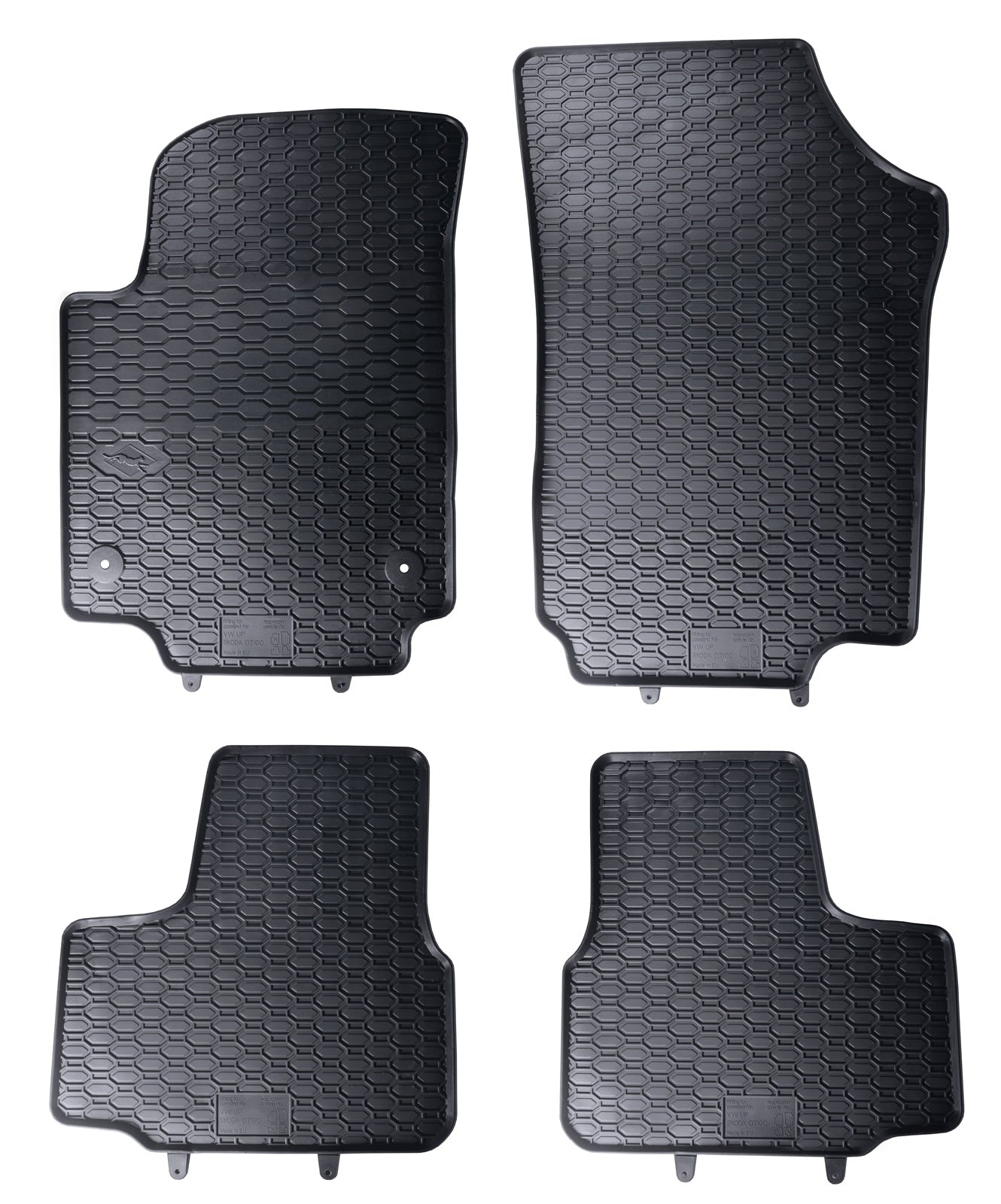 Rubbermatten Volkswagen Up hatchback (2012-Heden) - Otom