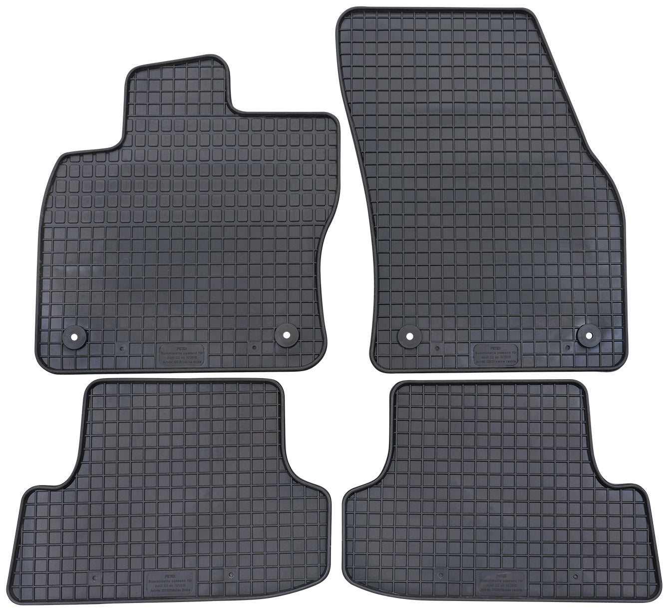 Rubbermatten Audi Q2 suv (2016-Heden) - Petex
