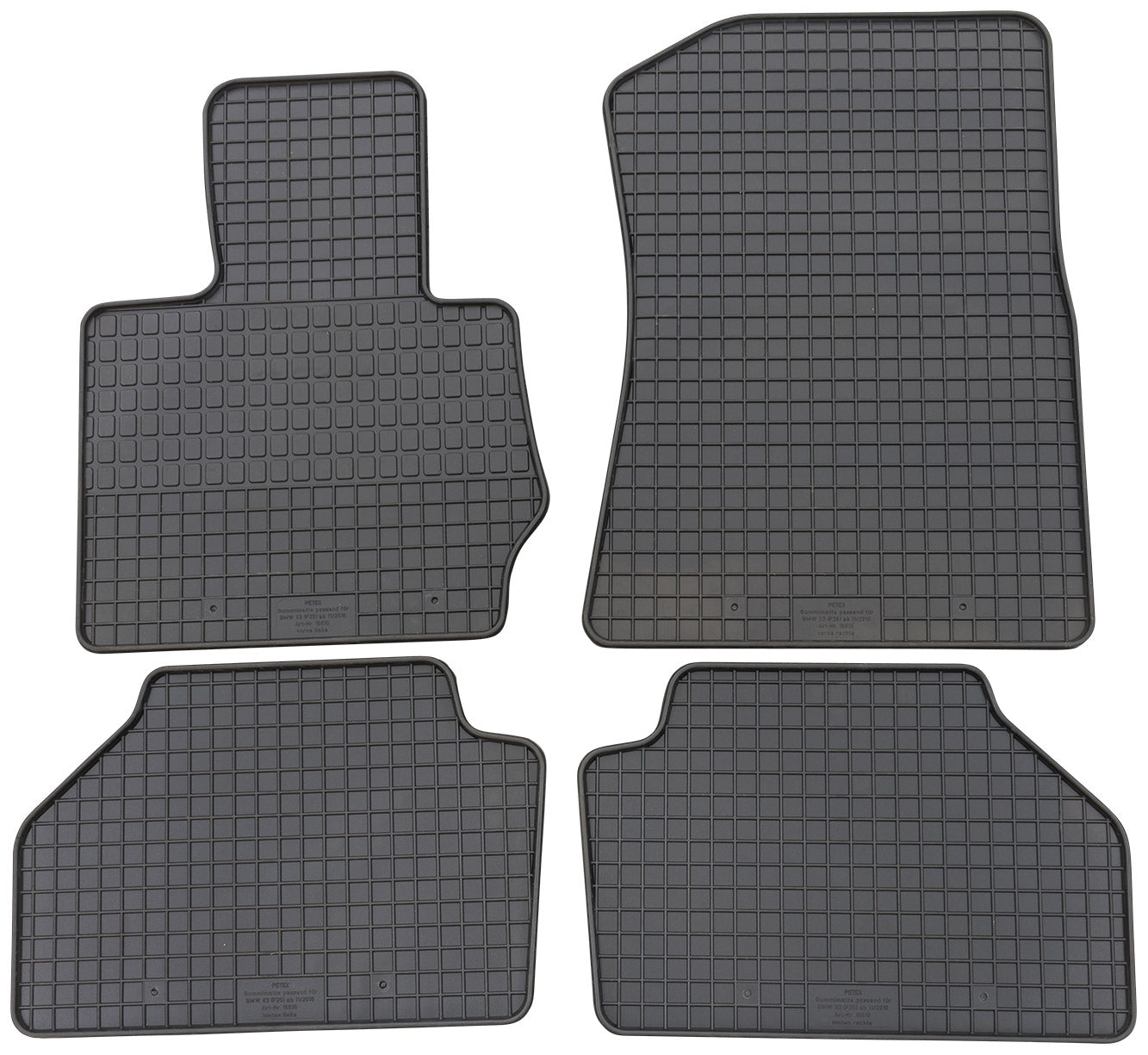 Rubbermatten BMW X3 (G01) suv (2018-2024) - Petex
