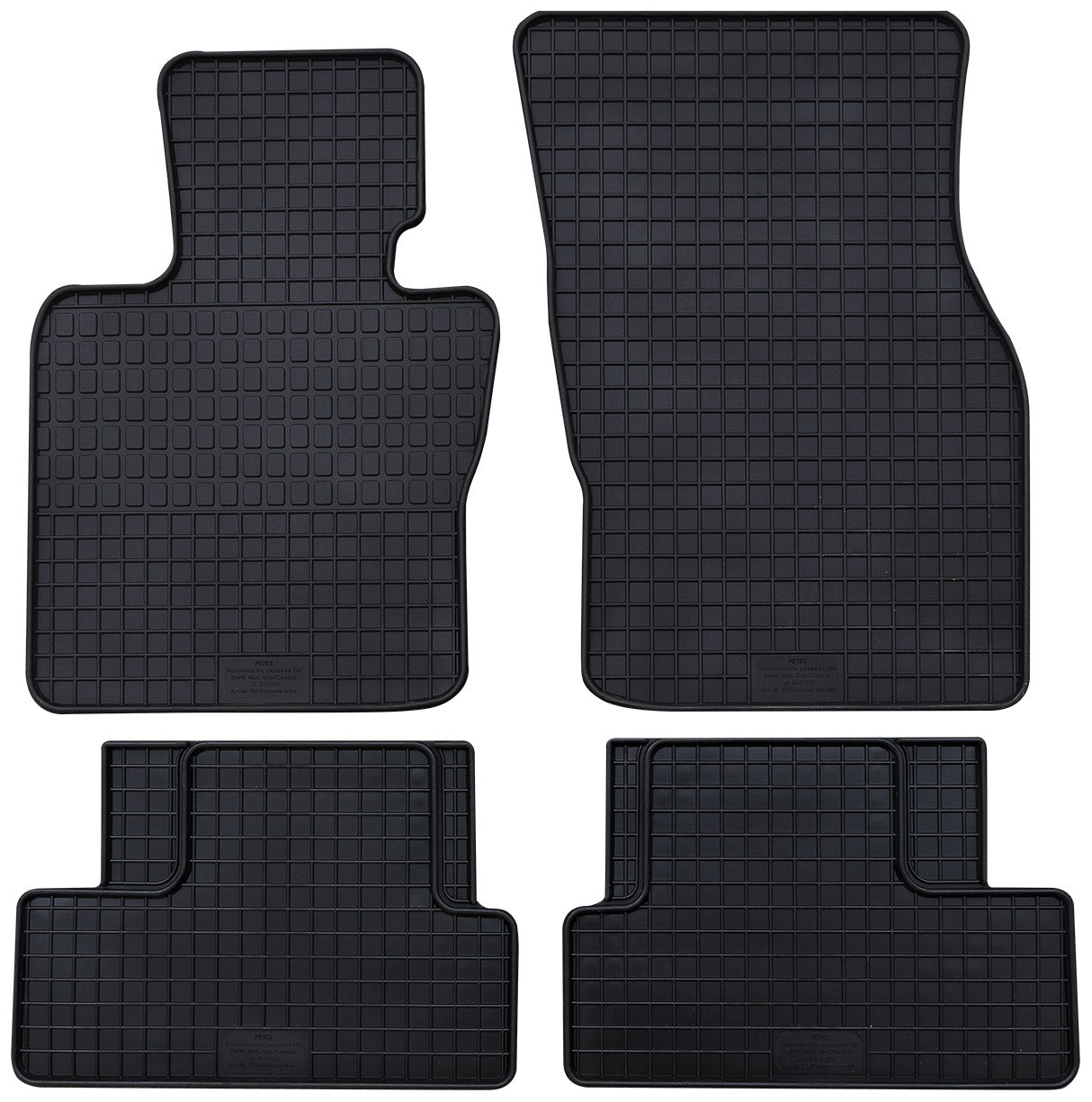 Rubbermatten Mini One-Cooper-S-D-SD (F55) hatchback (2015-2023) - Petex