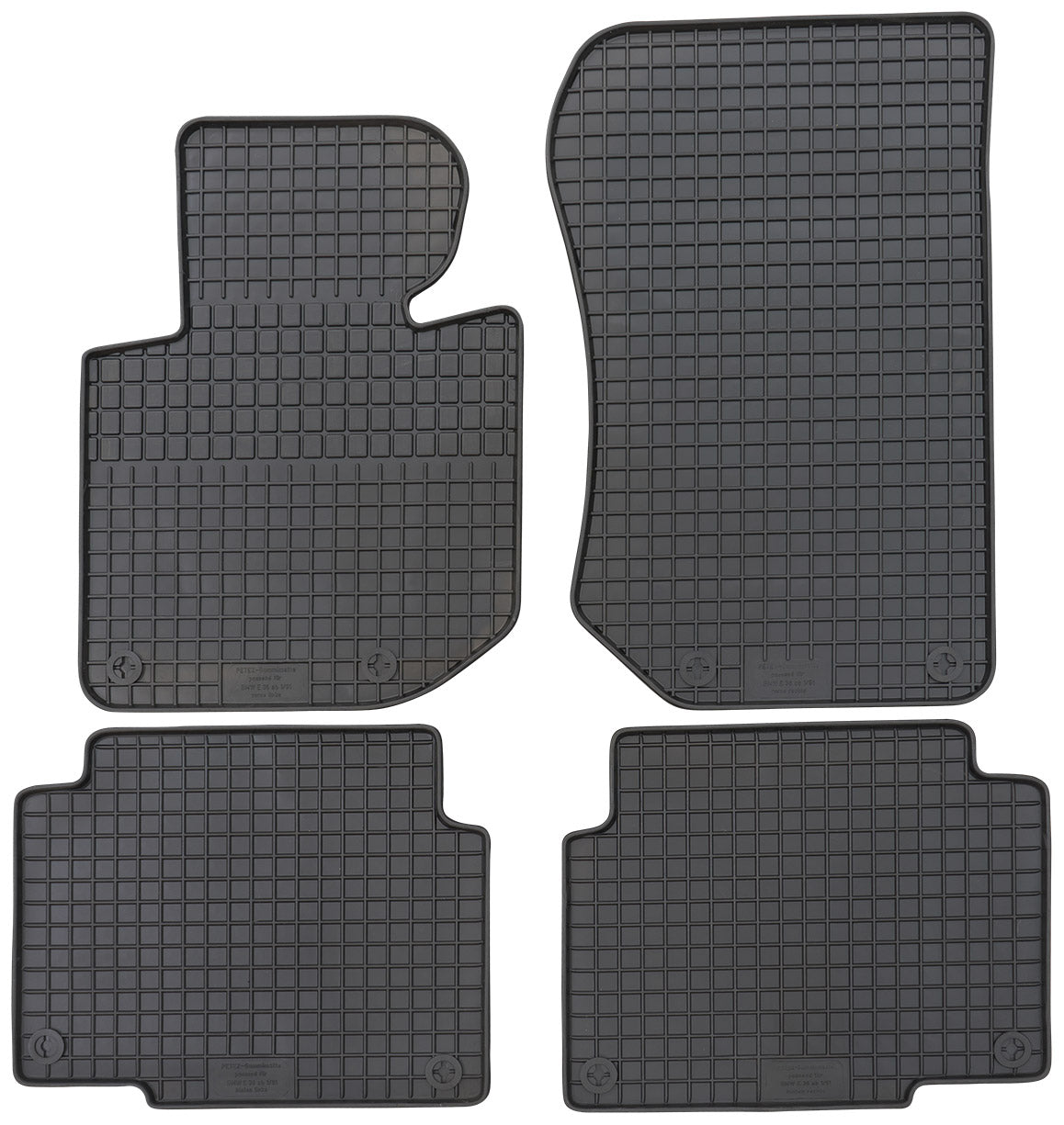 Rubbermatten BMW 3-serie E36 sedan (1991-1998) - Petex