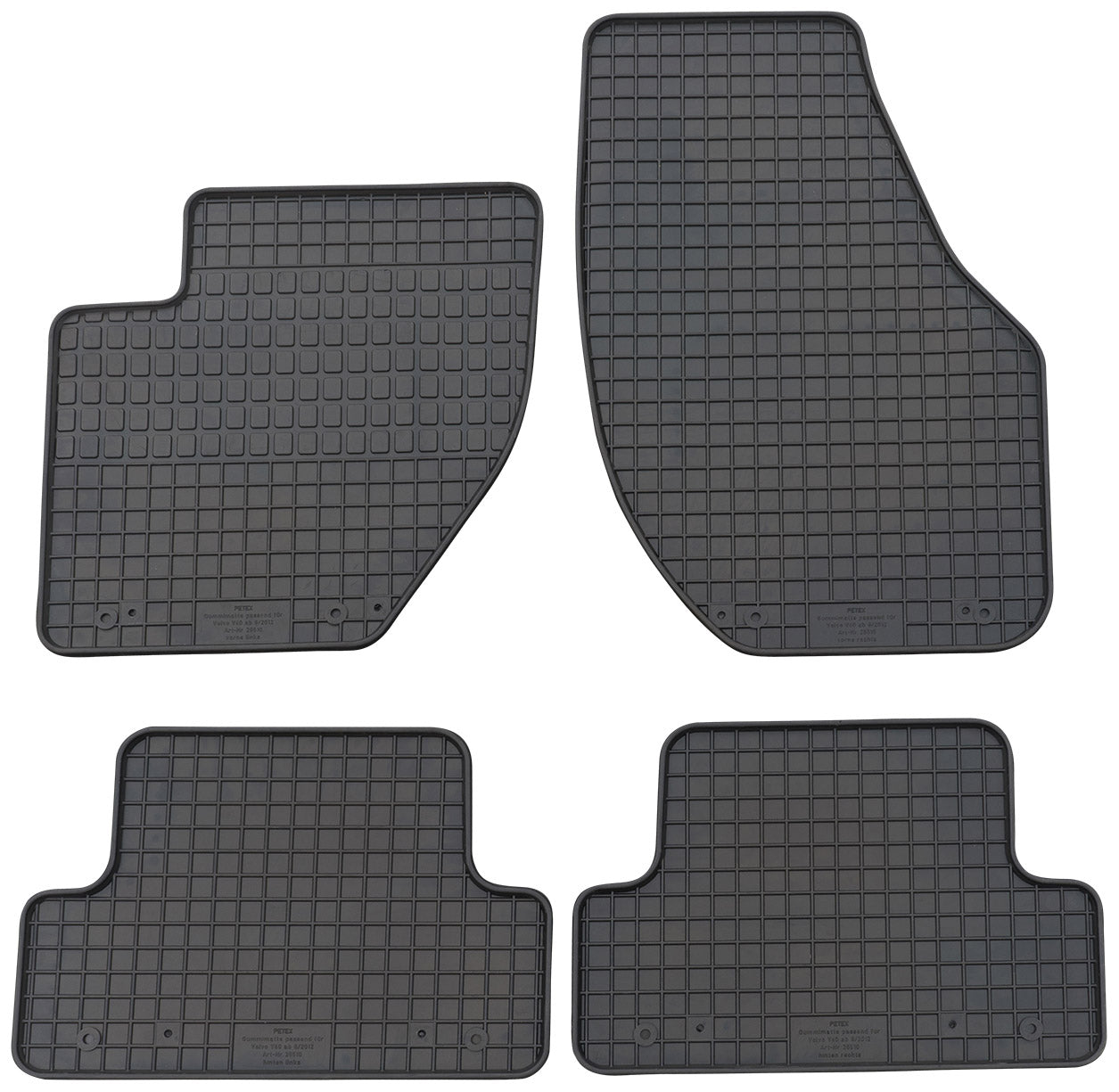 Rubbermatten Volvo V40 hatchback (2012-Heden) - Petex