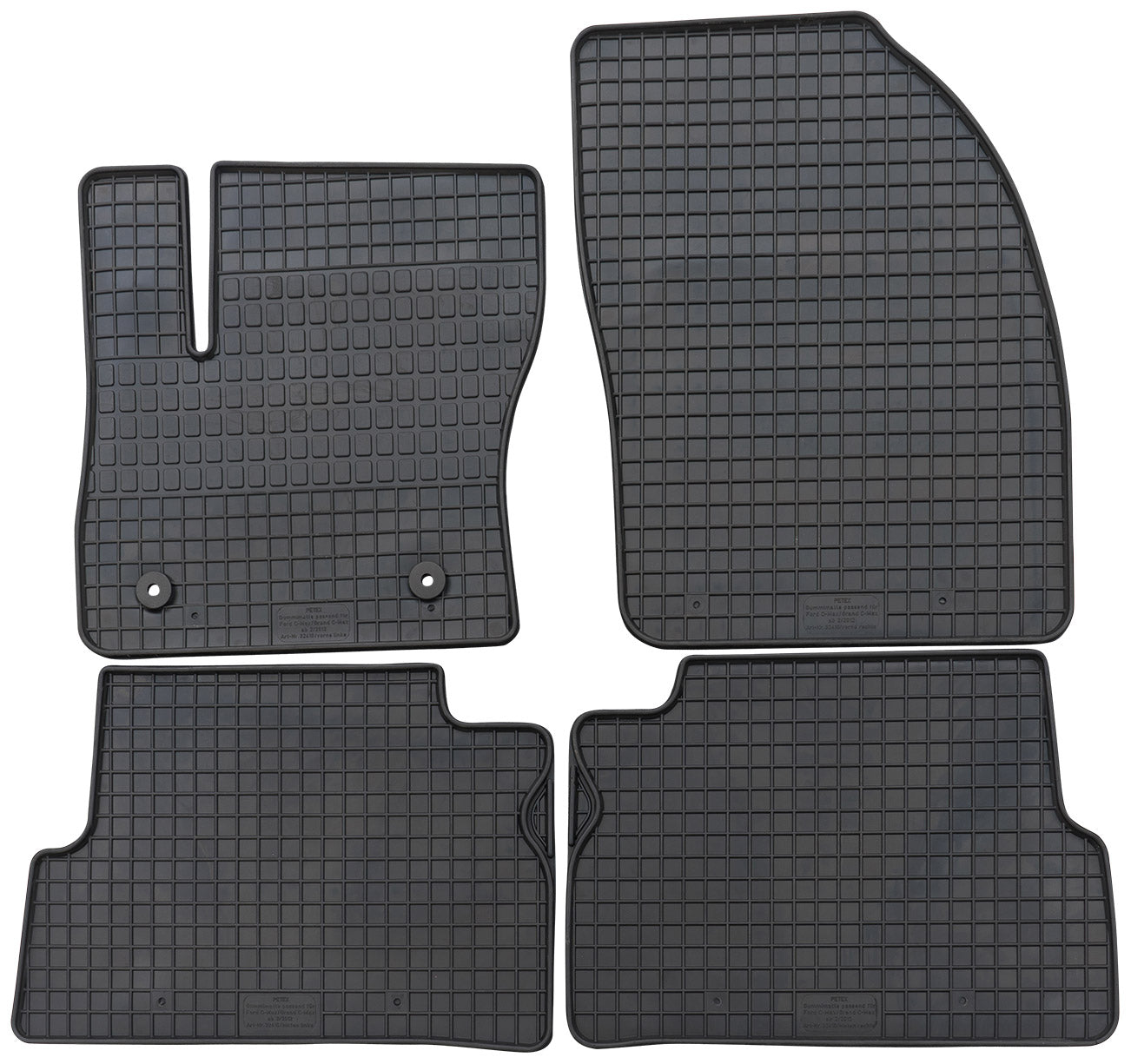 Rubbermatten Ford C-MAX mpv (2010-2015) - Petex