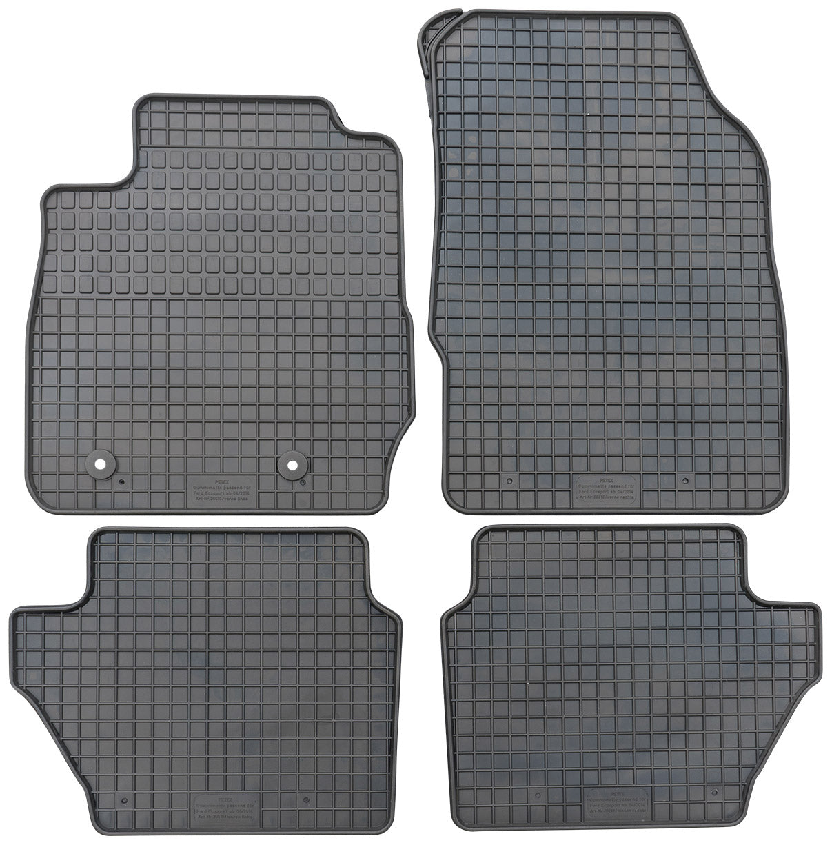 Rubbermatten Ford Ecosport suv (2014-2019) - Petex