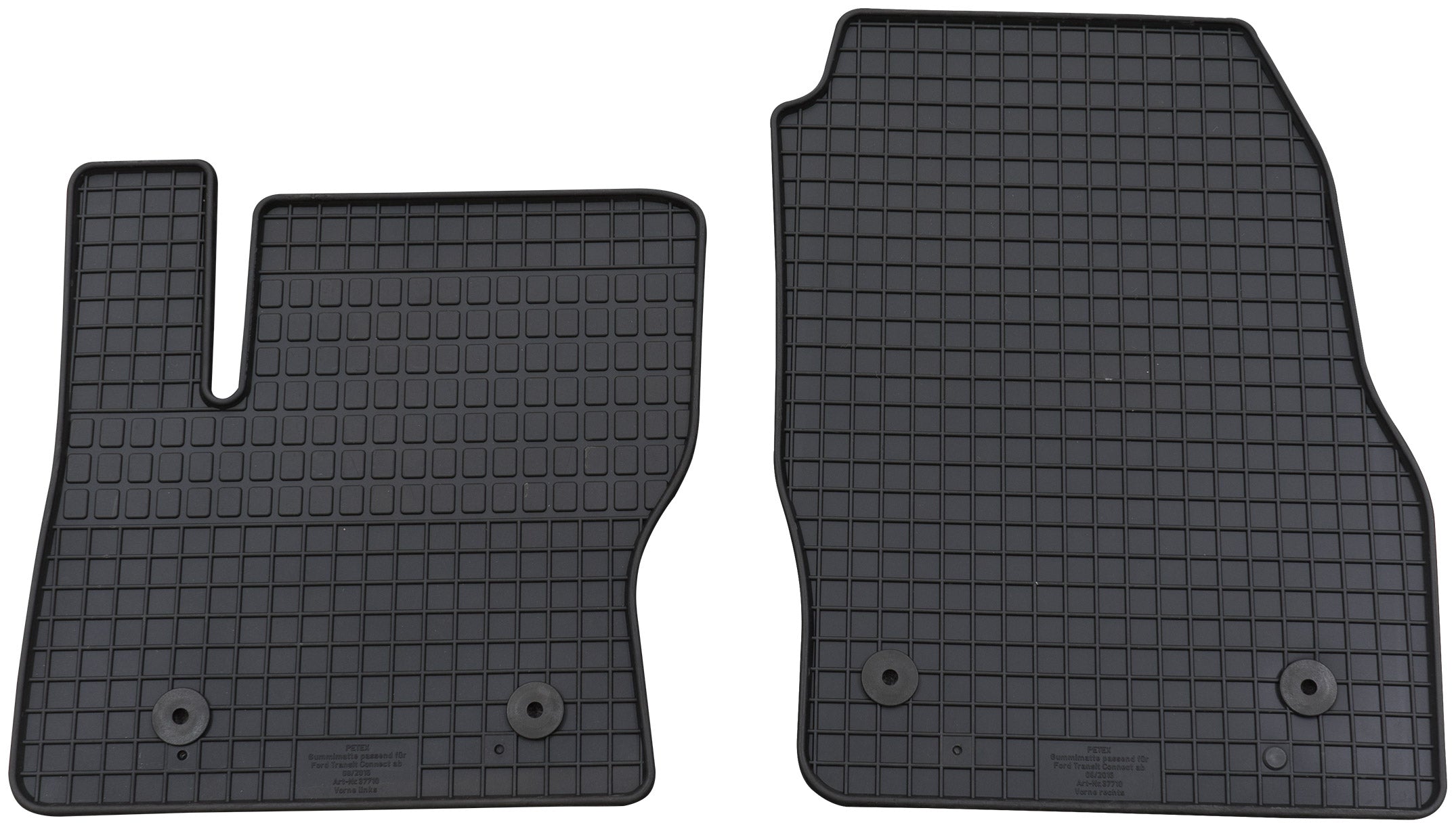 Rubbermatten Ford Transit Connect Bestelwagen (2016-2018) - Petex