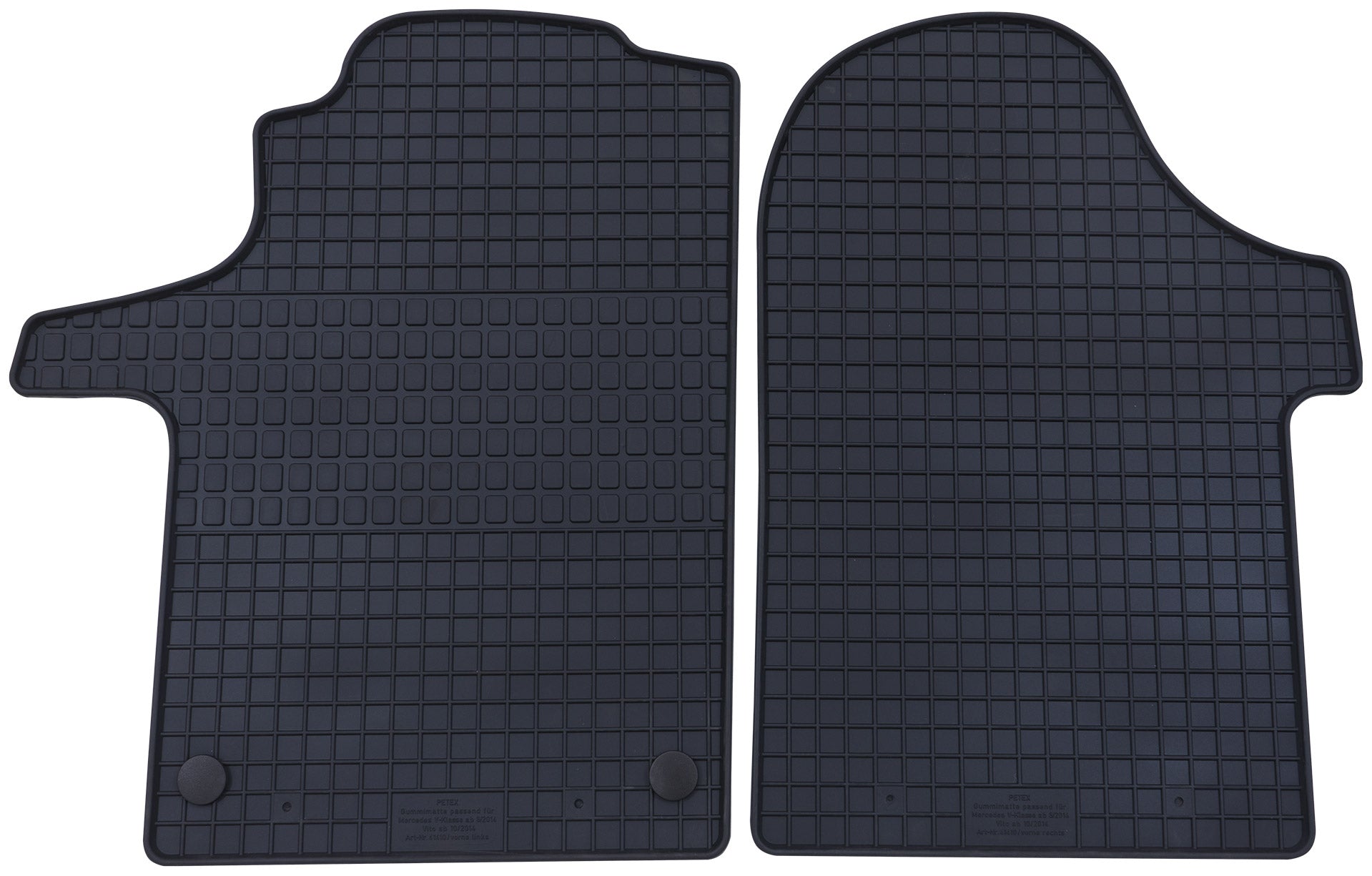 Rubbermatten Mercedes Vito 447 Bestelwagen (2014-Heden) - Petex