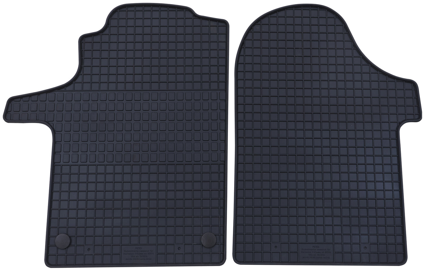 Rubbermatten Mercedes EQV mpv (2020-Heden) - Petex