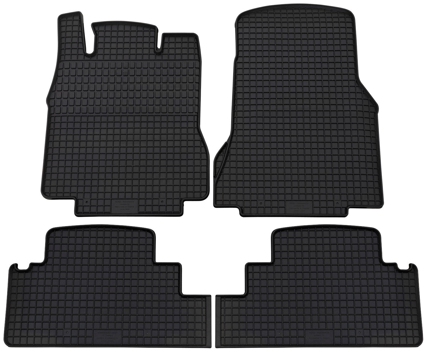 Rubbermatten Mercedes A-klasse W168 mpv (1997-2001) - Petex