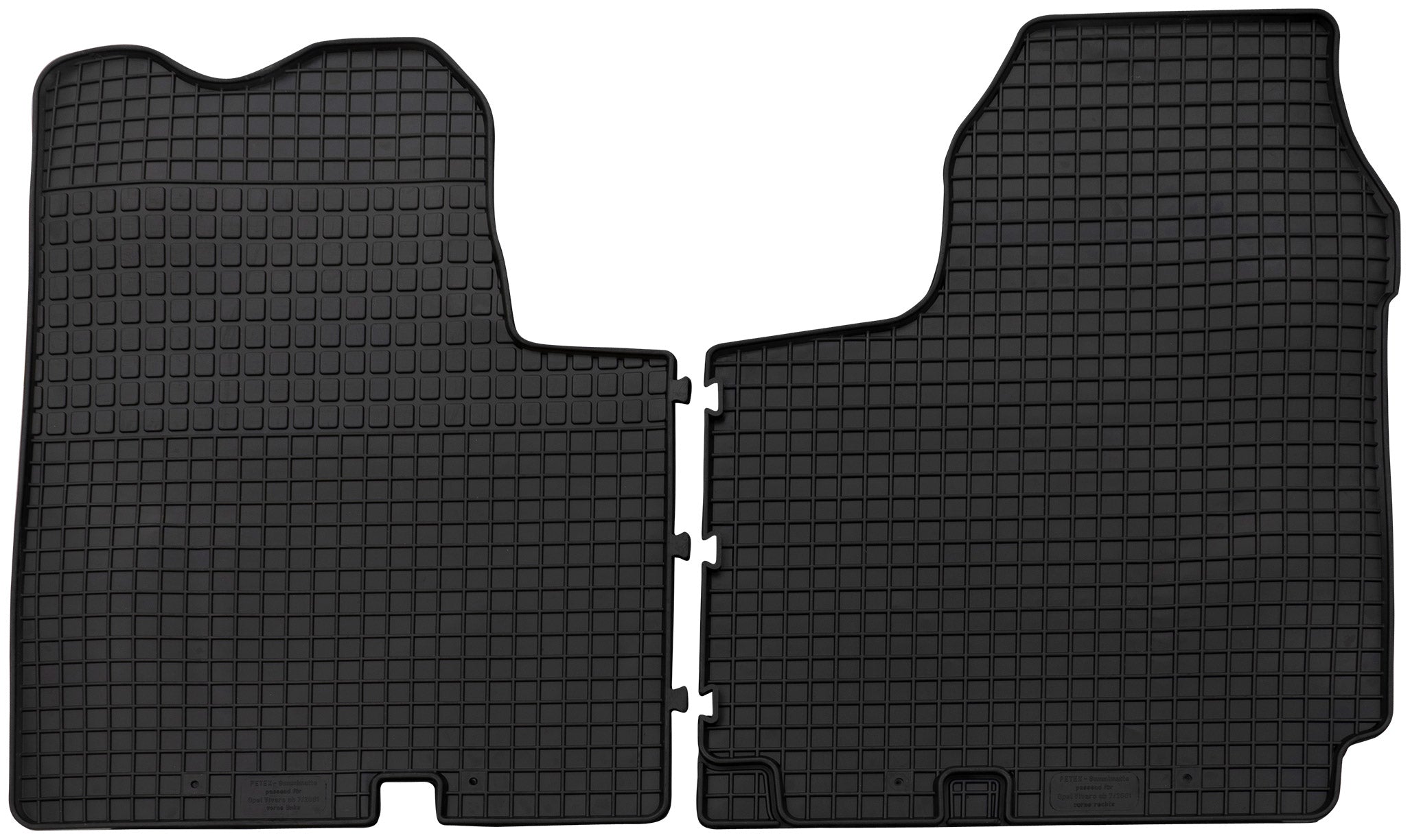 Rubbermatten Renault Trafic Bestelwagen (2001-2014) - Petex