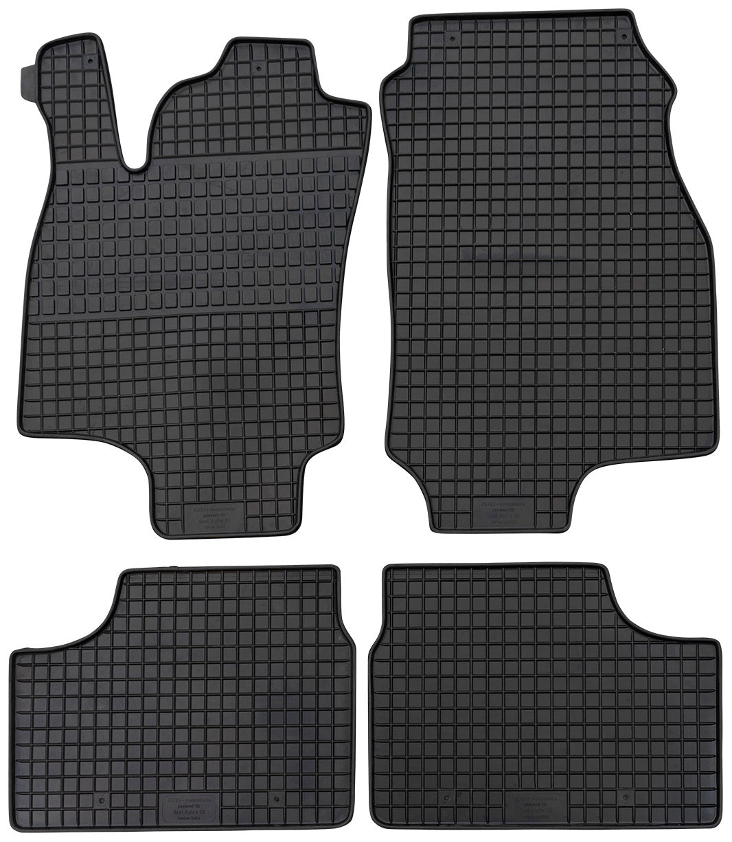 Rubbermatten Opel Astra G hatchback (1998-2004) - Petex