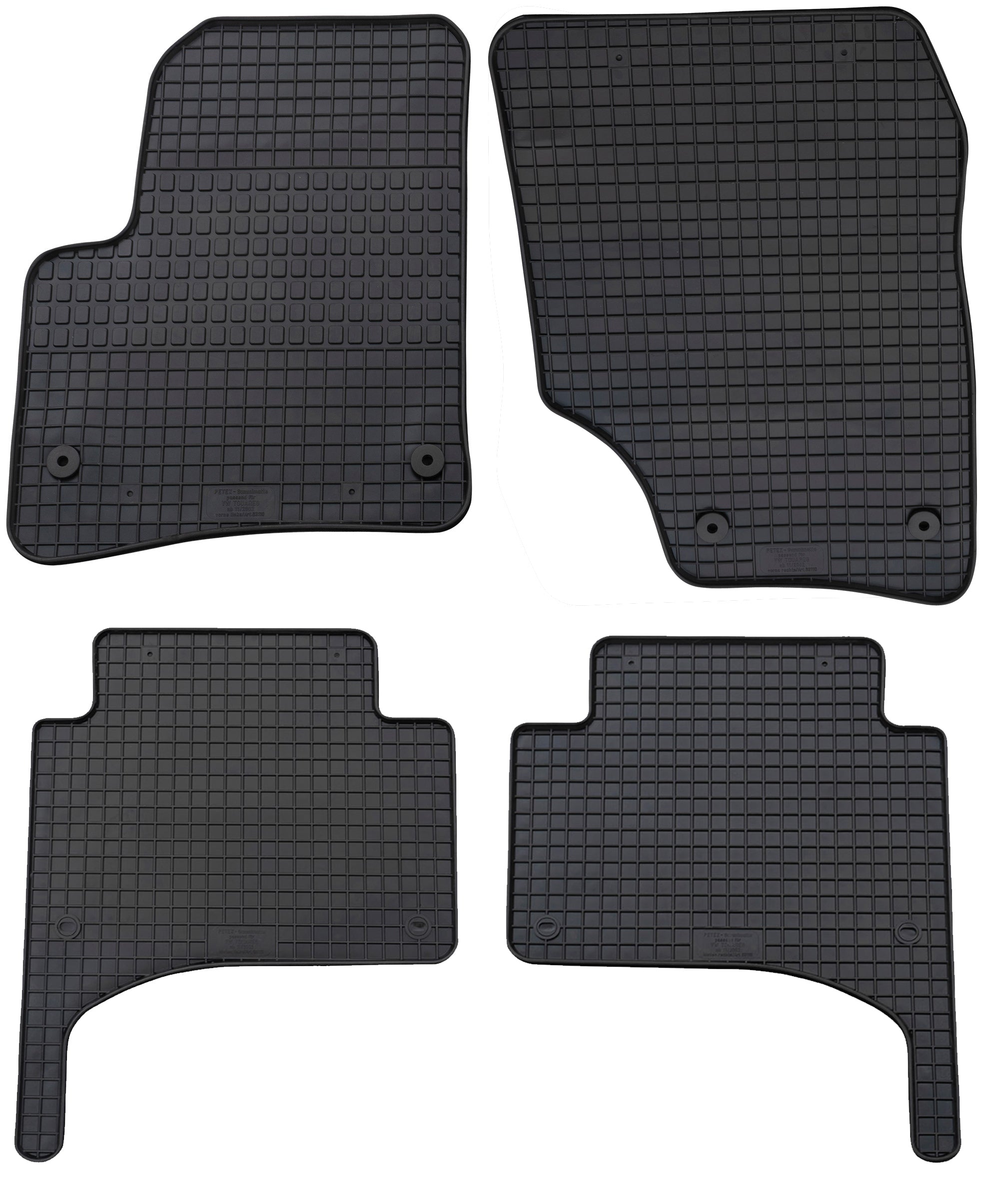 Rubbermatten Volkswagen Touareg suv (2002-2010) - Petex