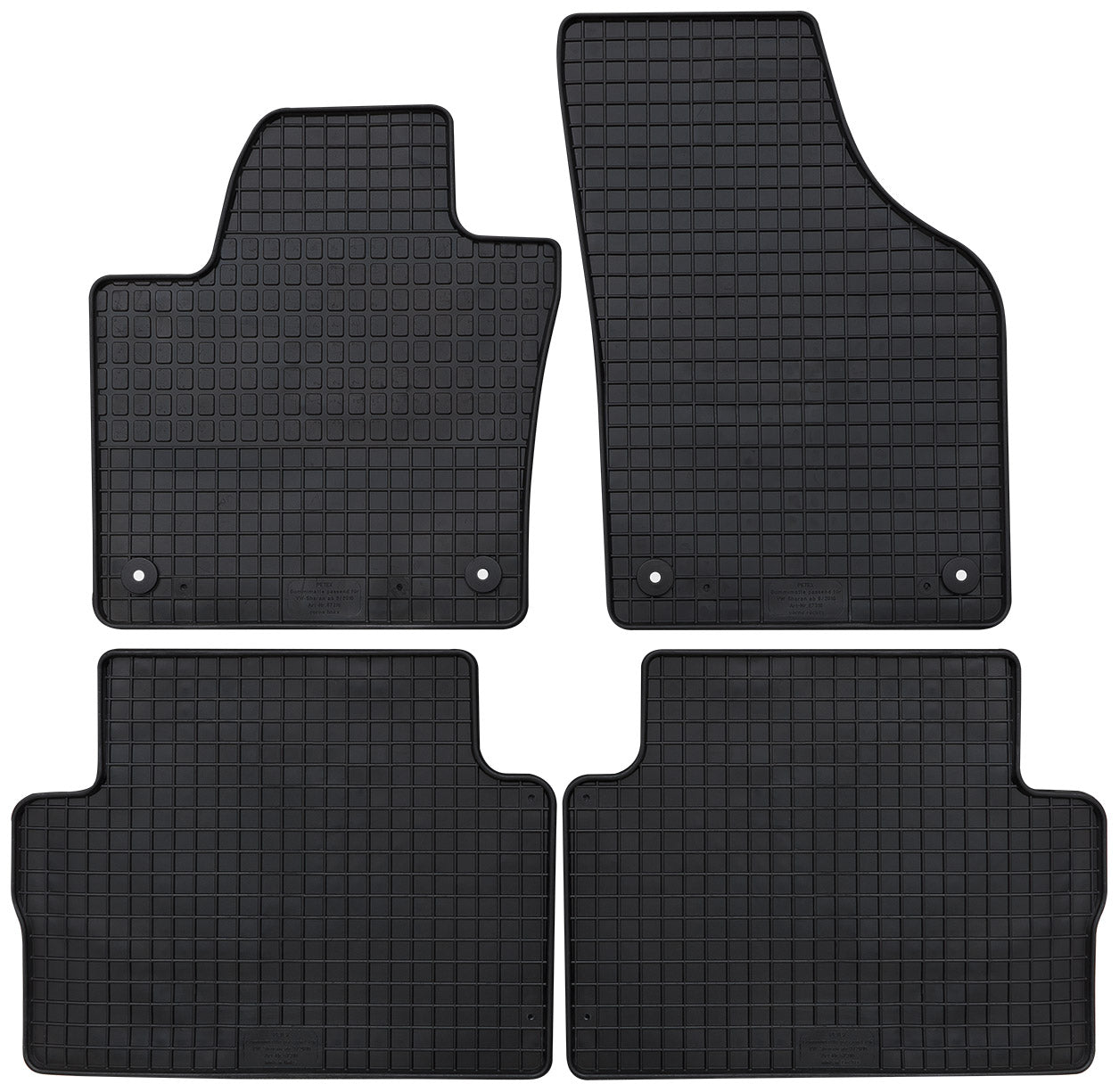 Rubbermatten Volkswagen Sharan mpv (2010-2022) - Petex