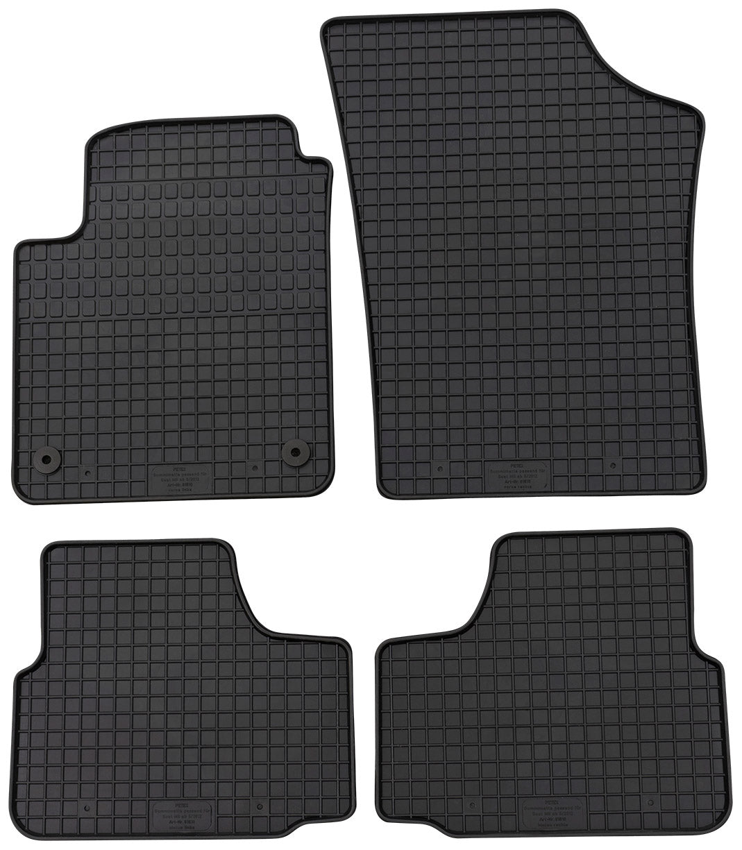 Rubbermatten Seat Mii 3-deurs (2012-Heden) - Petex