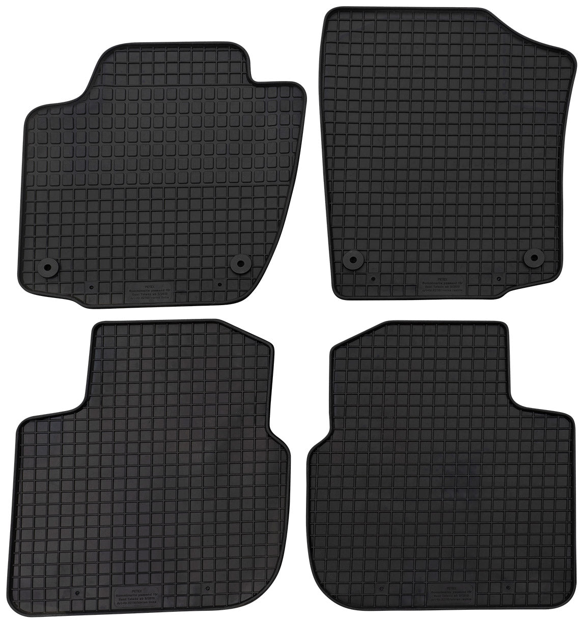 Rubbermatten Seat Toledo sedan (2013-2018) - Petex