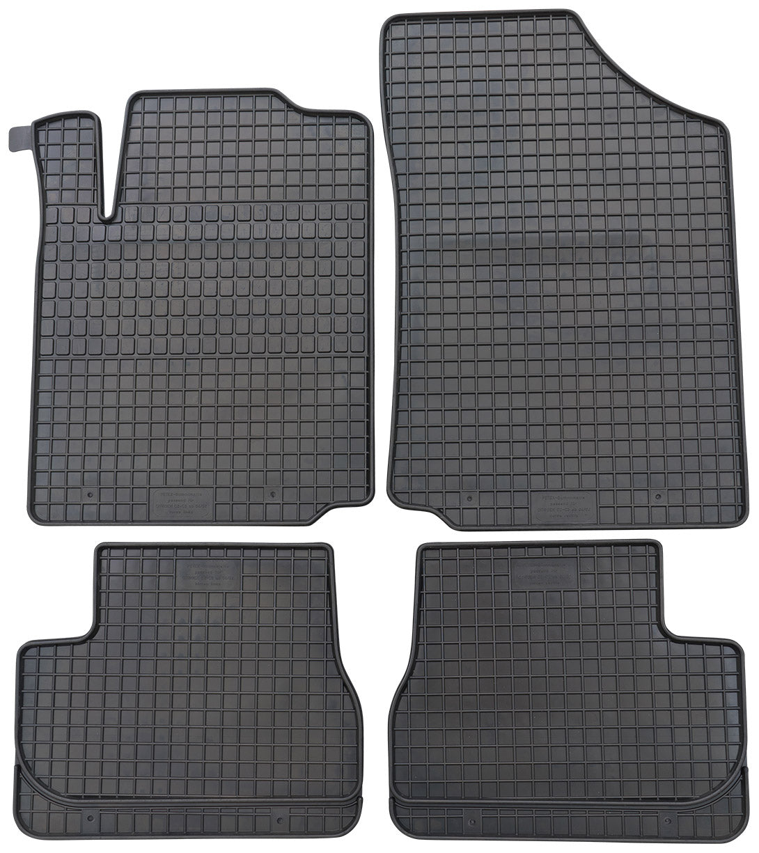 Rubbermatten Citroen C2 hatchback (2003-2010) - Petex
