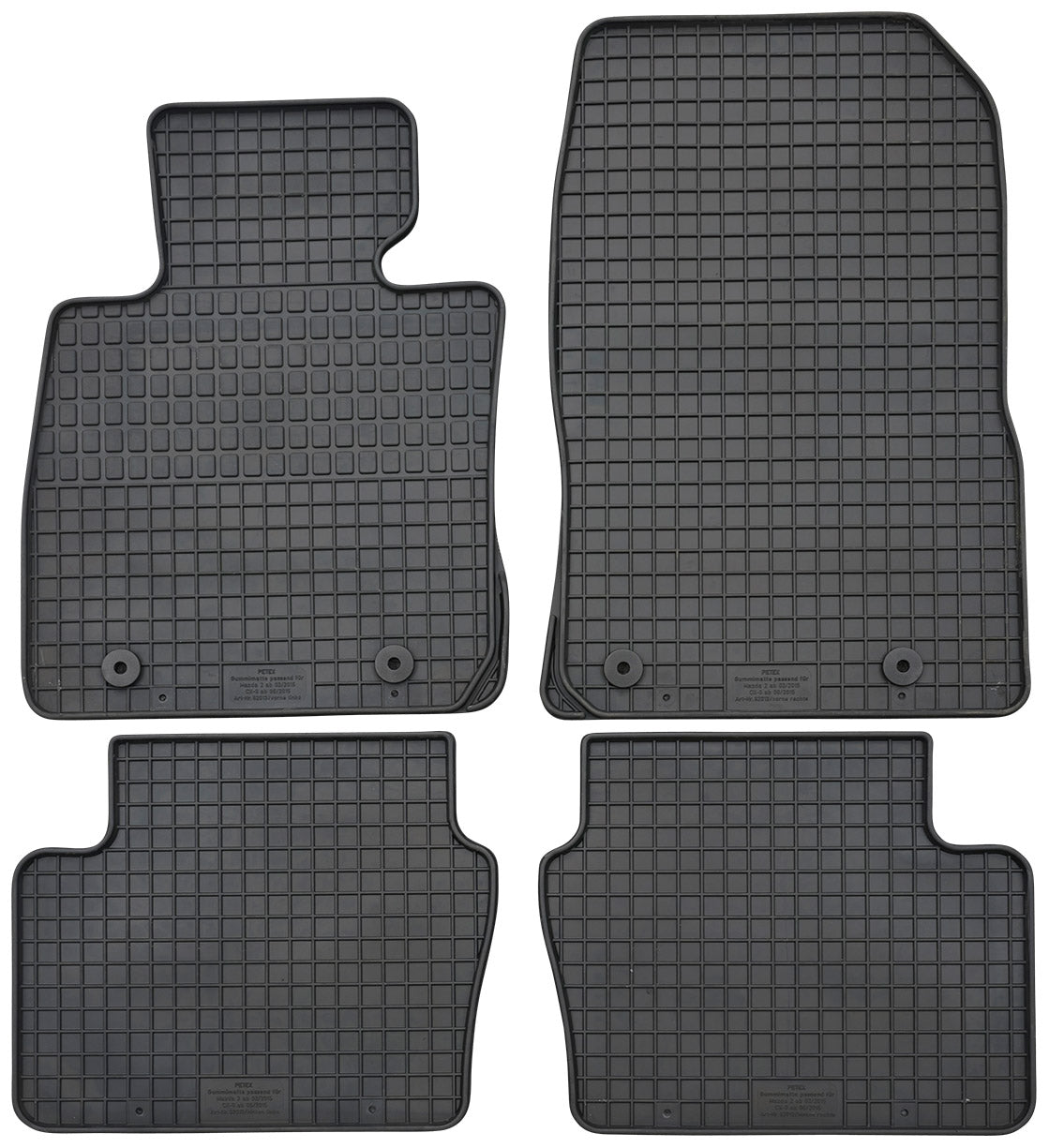 Rubbermatten Mazda CX-3 suv (2015-Heden) - Petex