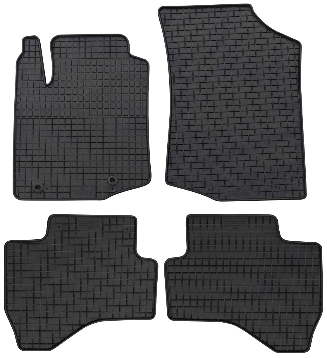 Rubbermatten Toyota Aygo II hatchback (2014-2022) - Petex