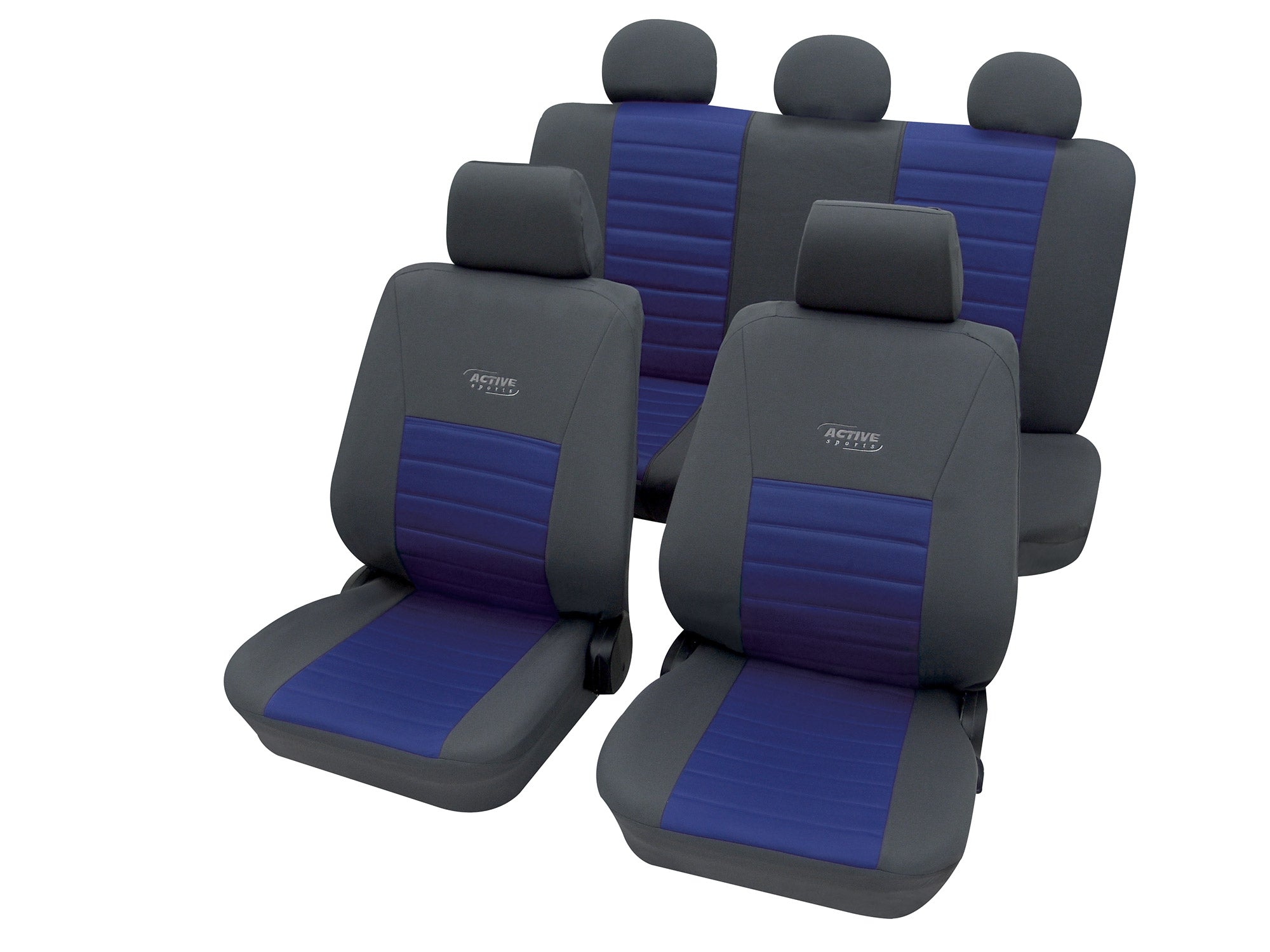 Autostoelhoezen - Active Sports - Blauw
