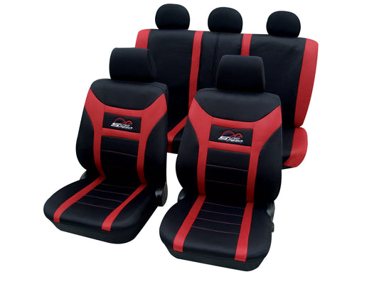 Autostoelhoezen - Super speed - Rood