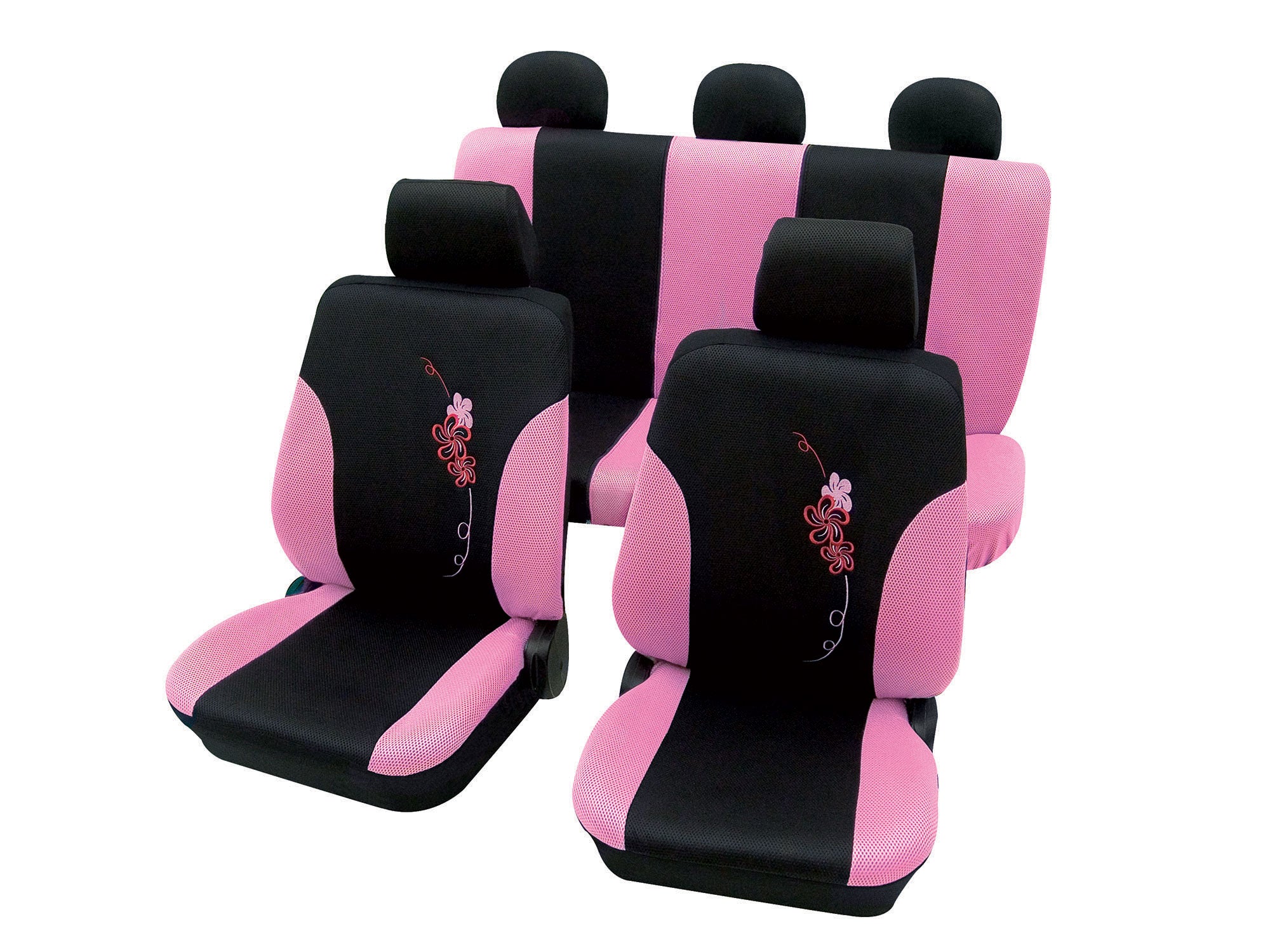 Autostoelhoezen - Flower - Rose