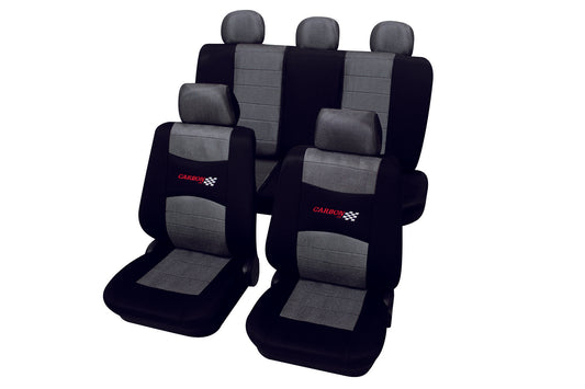 Autostoelhoezen - Carbon - Zwart