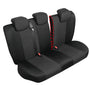 Autostoelhoezen - Ares - Maat: M-L - Zwart
