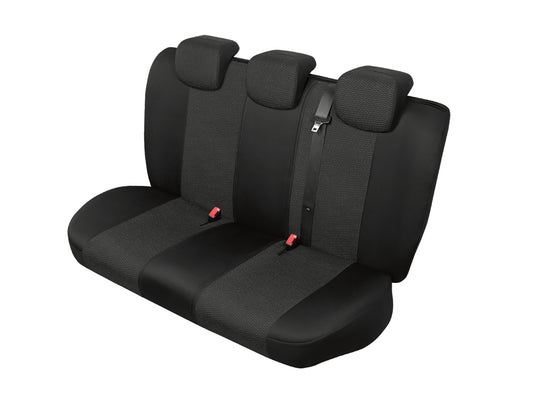 Autostoelhoezen - Ares - Maat: L-XL - Zwart