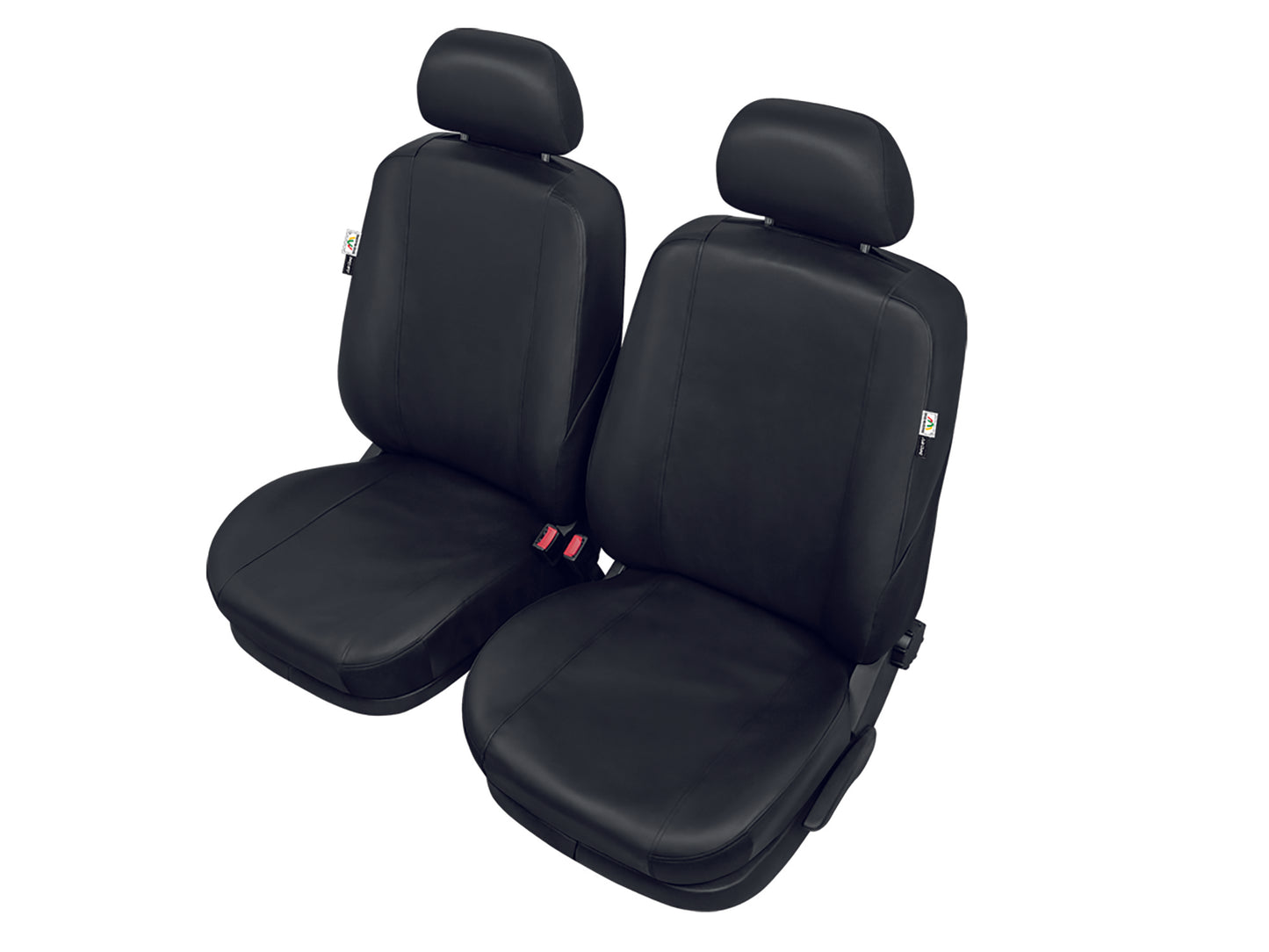 Autostoelhoezen - Practical skai leder  - maat: L - Zwart