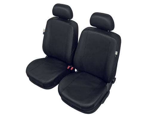 Autostoelhoezen - Practical skai leder  - maat: L - Zwart