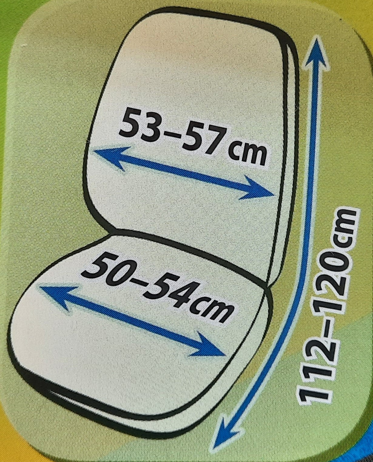 Autostoelhoezen - Practical skai leder  - maat: L - Zwart