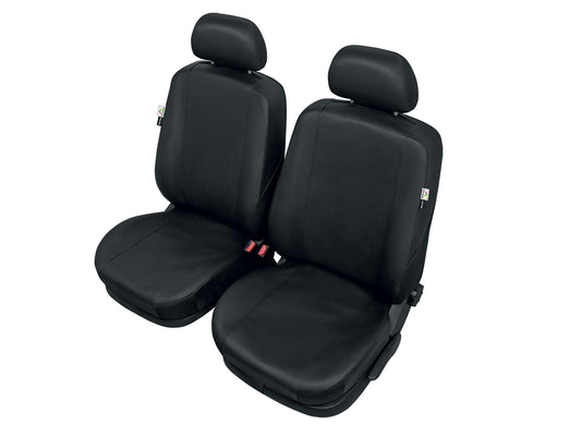 Autostoelhoezen - Practical skai leder  - maat: L - Zwart