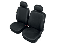 Autostoelhoezen - Practical skai leder - maat: XL - Zwart